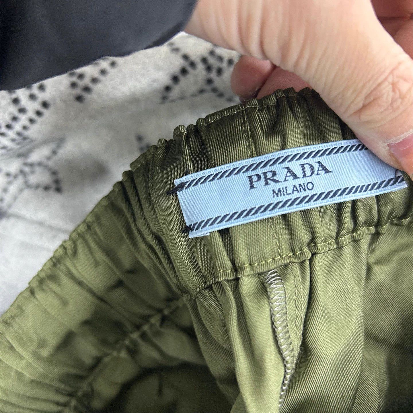 Prada Prada Triangle Logo Recycled Nylon Short 36 New Size 26" / US 2 / IT 38 - 4 Thumbnail