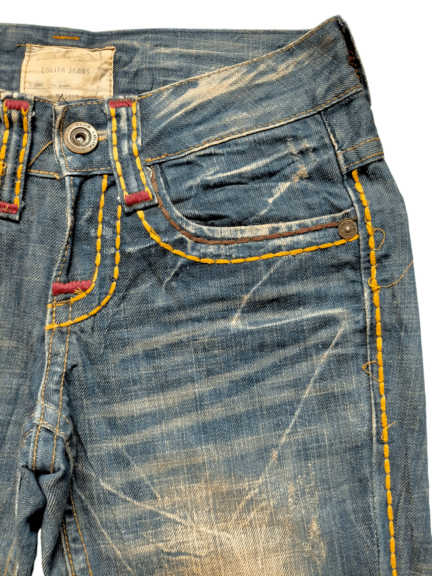 If Six Was Nine Flare Jeans Lolita Low Rise Boot cut Denim Size US 30 / EU 46 - 5 Thumbnail