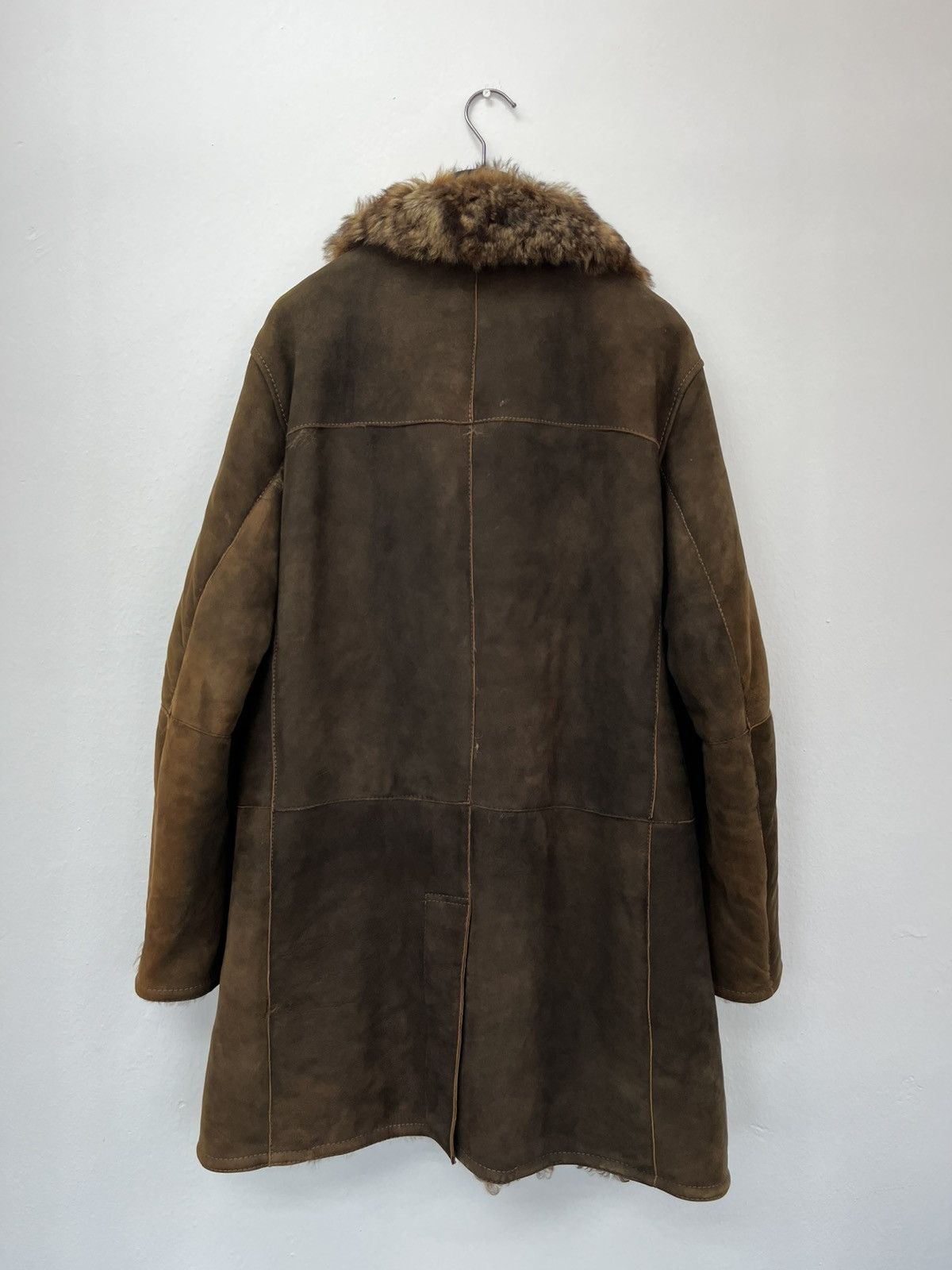Japanese Brand Niblick Sheepskin Shearling Sun Faded Coat Size US M / EU 48-50 / 2 - 5 Thumbnail