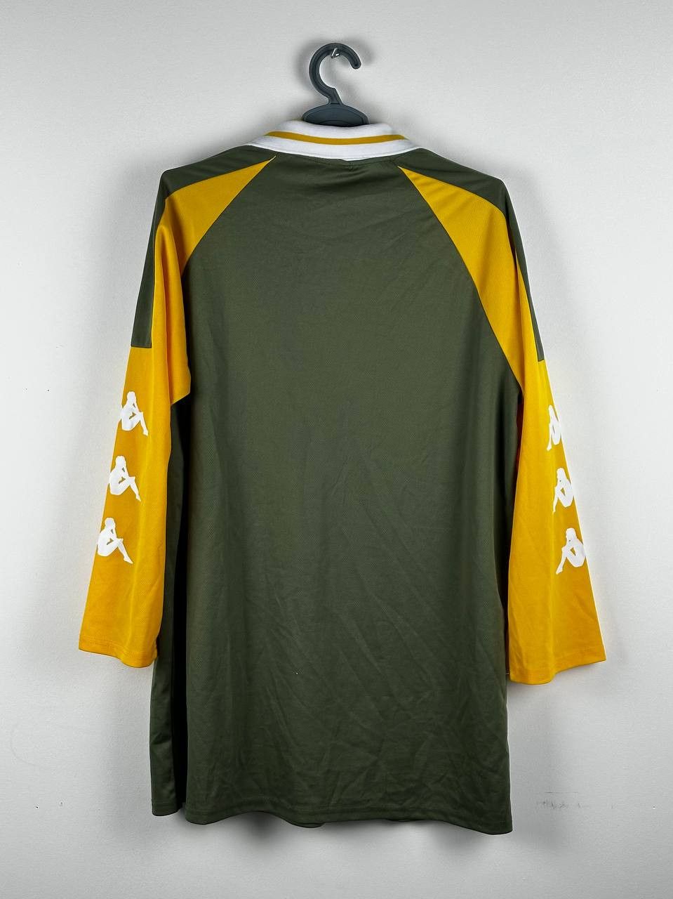 Kappa × PrettyLittleThing Rare Kappa X PLT Big Logo Longsleeve Dress T Shirt Size ONE SIZE - 9 Thumbnail
