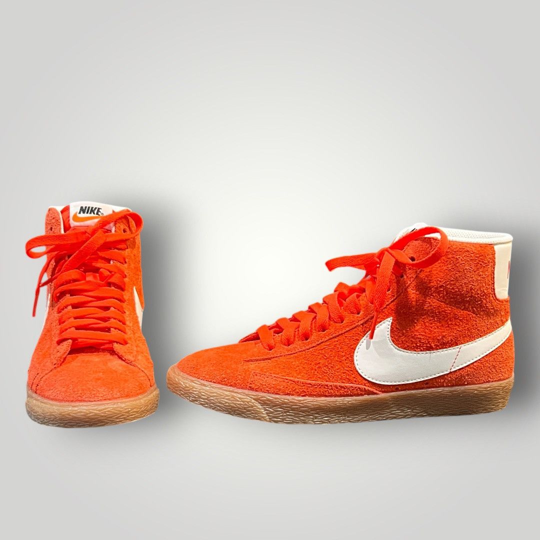 Nike *New* NIKE Blazer Mid Suede Vintage ‘Max Orange Ivory’ Snkr Size US 7.5 / IT 37.5 - 2 Thumbnail