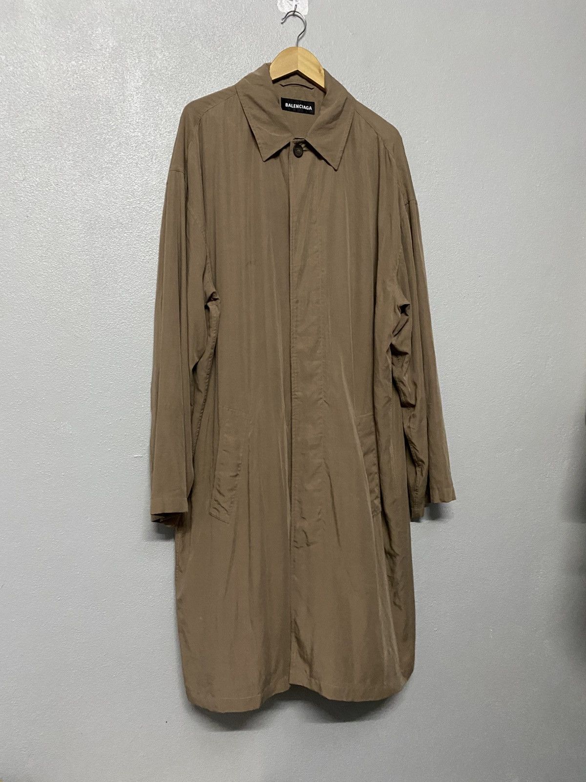 Balenciaga Balenciaga LYOCELL OVERSIZED TRENCH Size US S / EU 44-46 / 1 - 6 Thumbnail