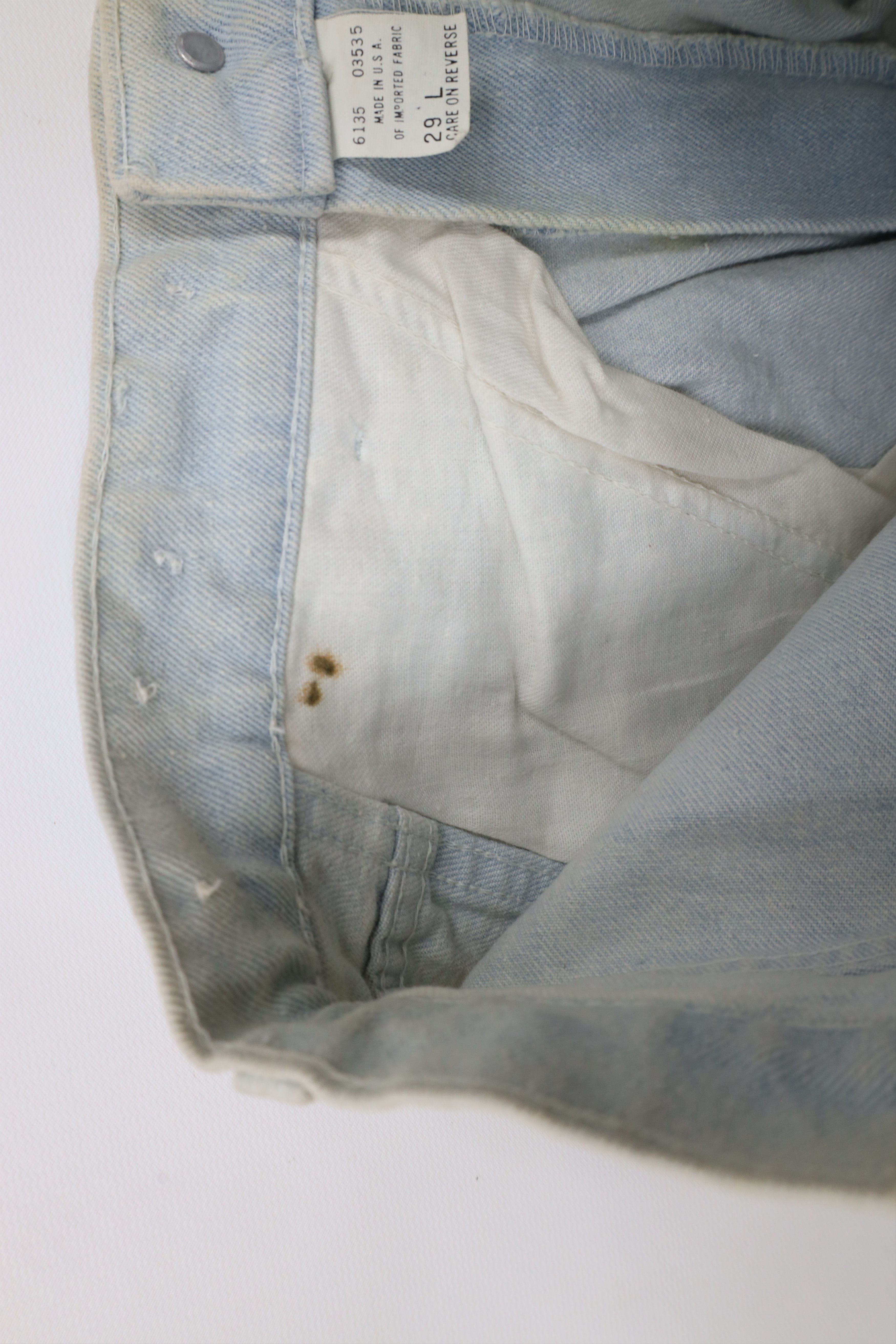 Vintage Vintage 80s 90s Streetwear High Waist Denim Jeans USA Size 29" - 9 Thumbnail