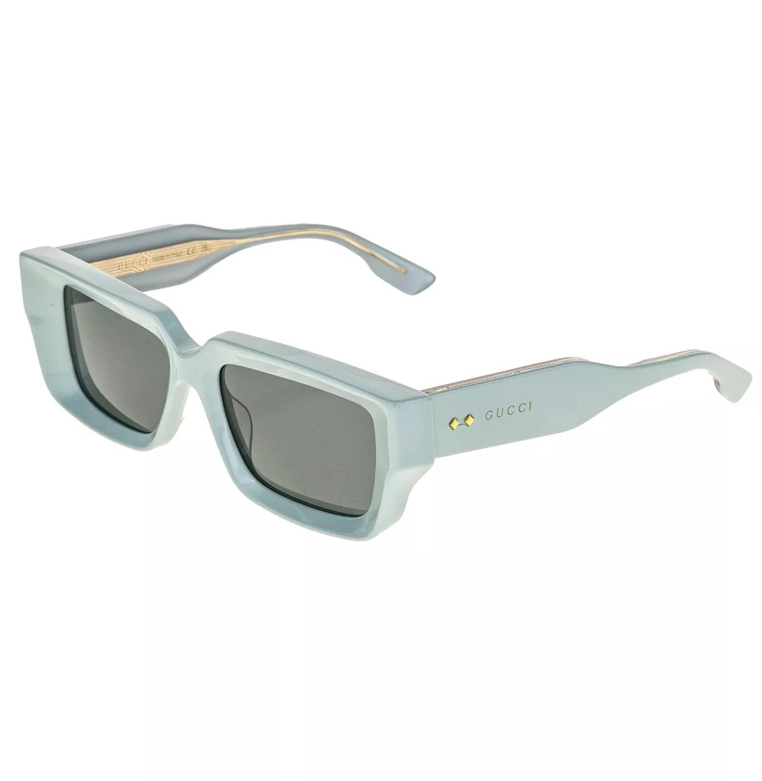 Gucci GUCCI 1529 Sage Green Narrow Sculpted Gg1529S Sunglasses 003 Size ONE SIZE - 8 Thumbnail