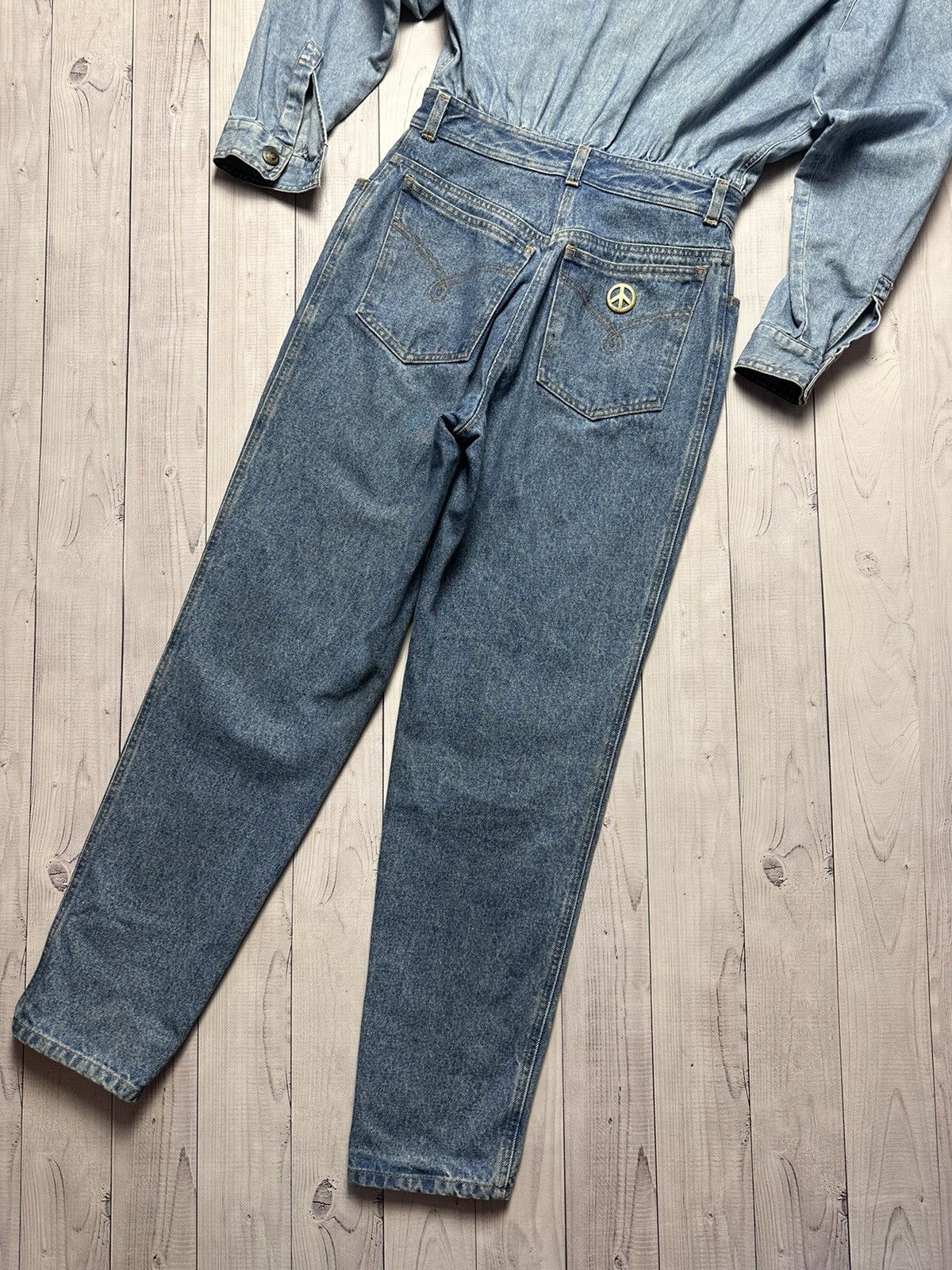 Other Vintage Moschino denim overalls jeans size S/M rare Size L / US 10 / IT 46 - 2 Thumbnail