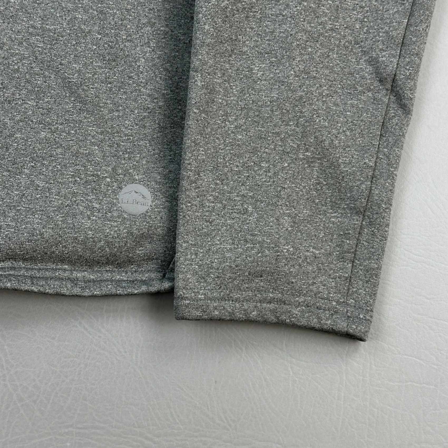 Vintage LL Bean Mountain Fleece Pullover Mens L Gray 1/2 Zip Outdoor Sweater Regular Size N/A Size US L / EU 52-54 / 3 - 4 Thumbnail