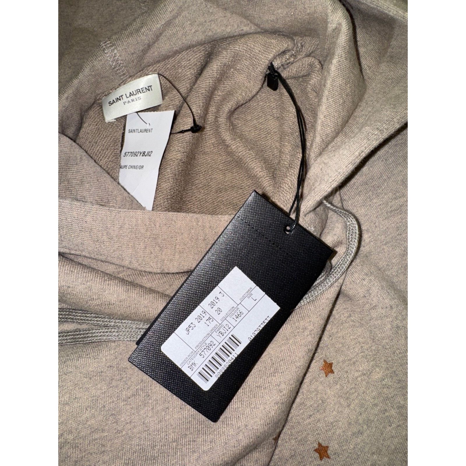 Yves Saint Laurent Saint Laurent Stars Archive Logo Hoodie Sweatshirt L Large Size US L / EU 52-54 / 3 - 10 Thumbnail