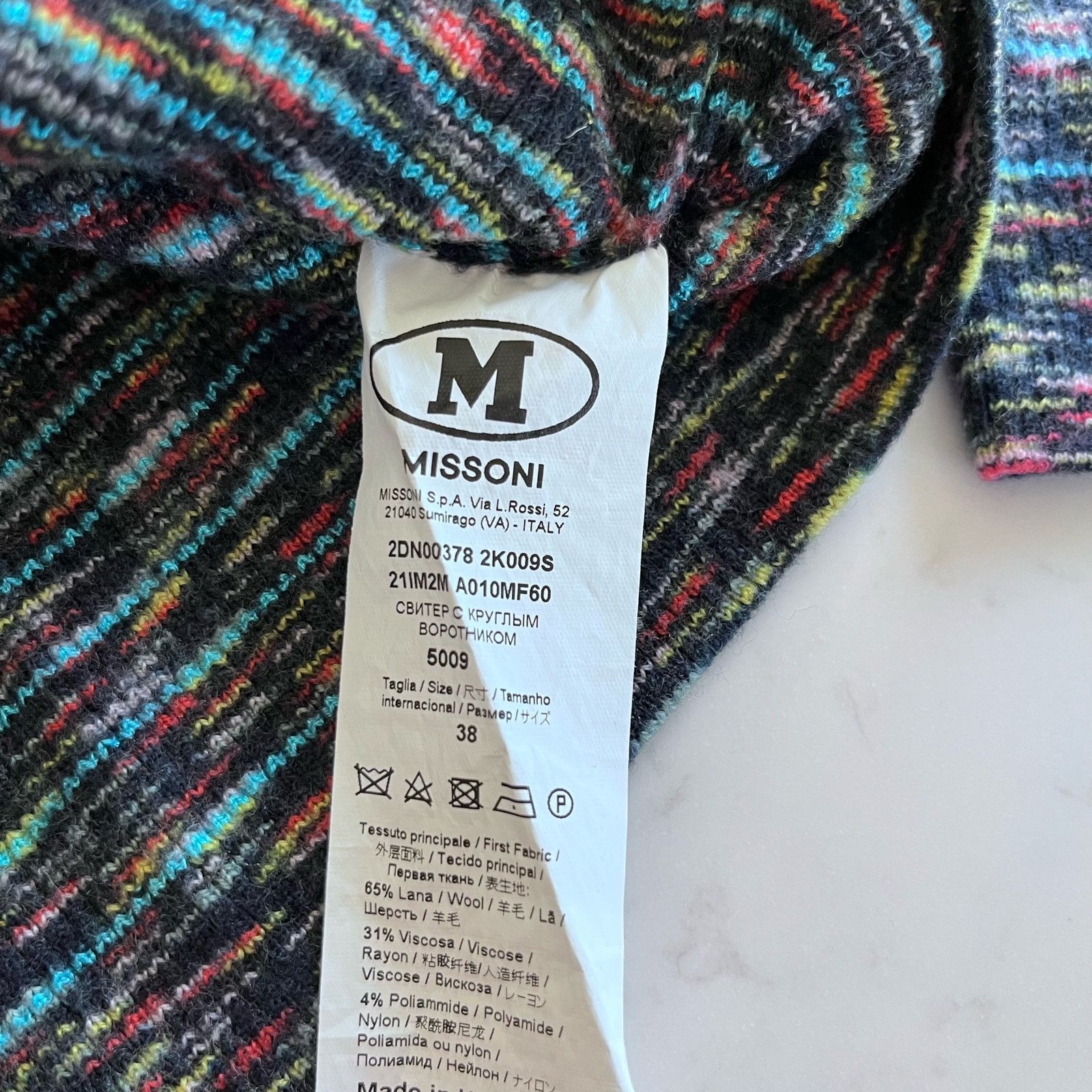 Missoni M Missoni Collection patterned intarsia-knit Sky sweater Size XS / US 0-2 / IT 36-38 - 11 Thumbnail