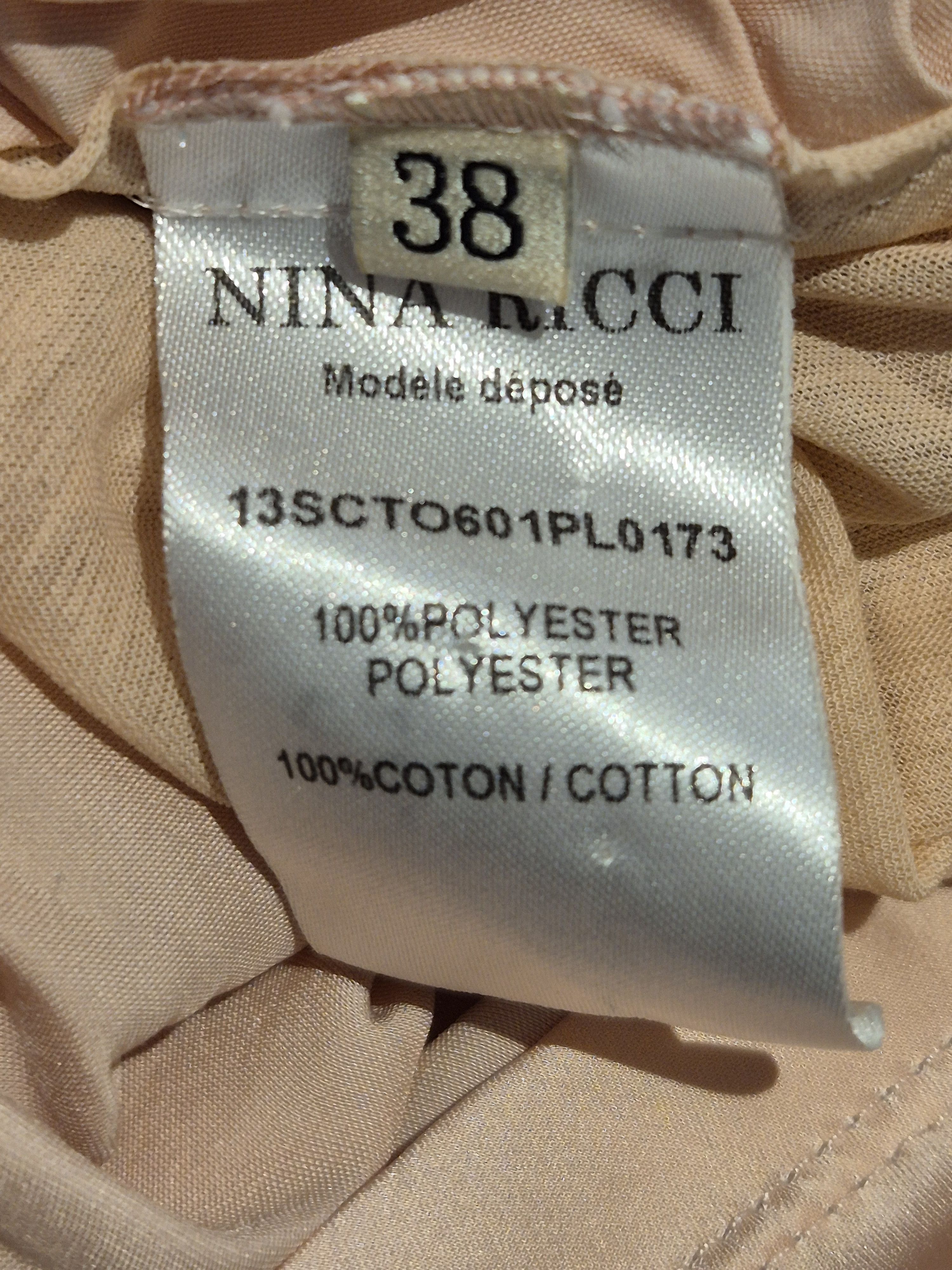 Nina Ricci Nina Ricci pink sleeveless ruched top Size S / US 4 / IT 40 - 6 Thumbnail