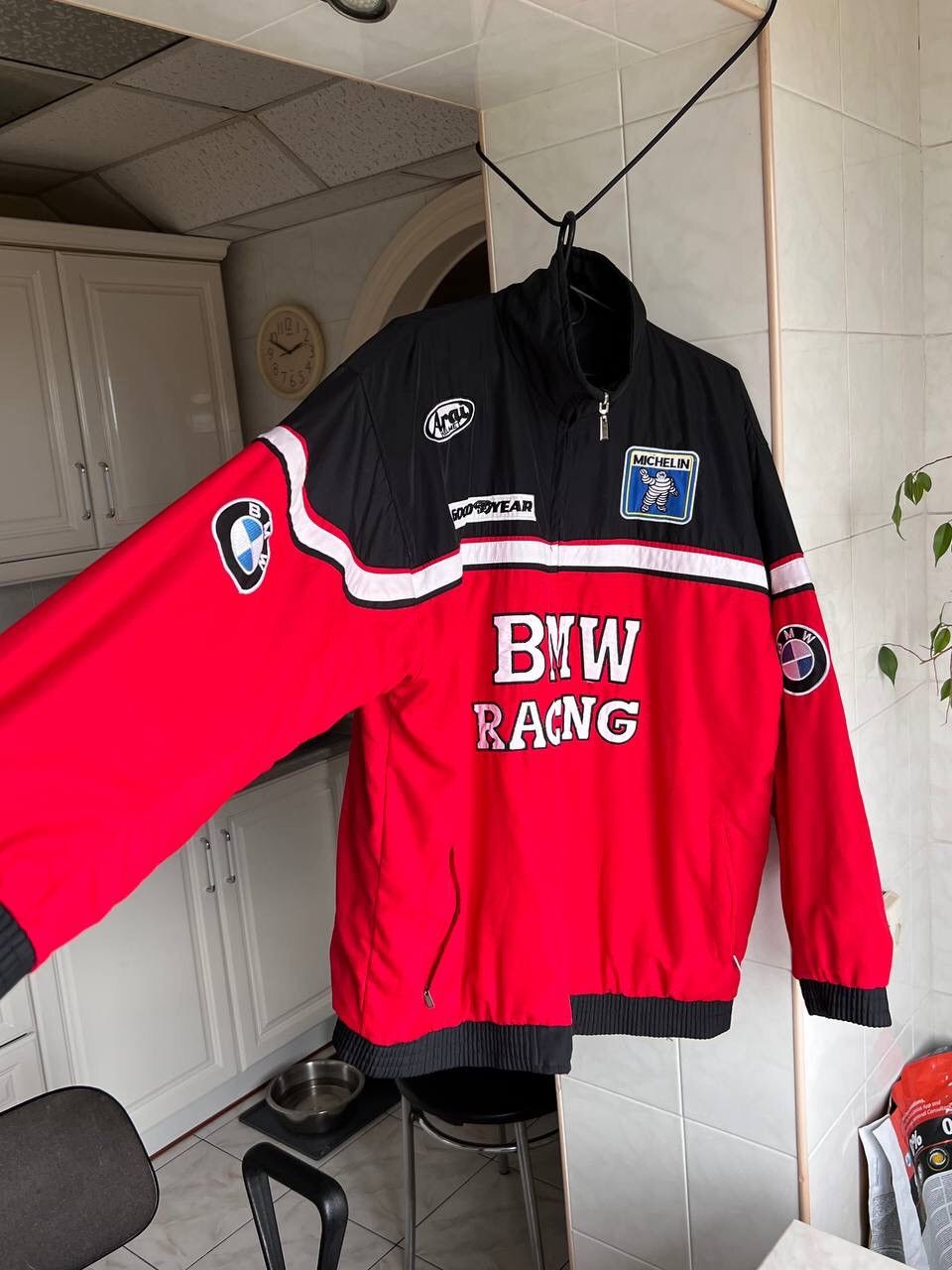 Vintage Vintage 90s BMW Racing Team Jacket Size XL Two side Size US XL / EU 56 / 4 - 6 Thumbnail