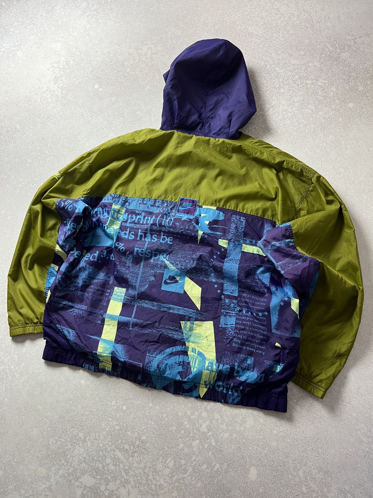 Nike Vintage 90s Nike Windbreaker Anorak Jacket Tracksuit Top Size US M / EU 48-50 / 2 - 4 Thumbnail