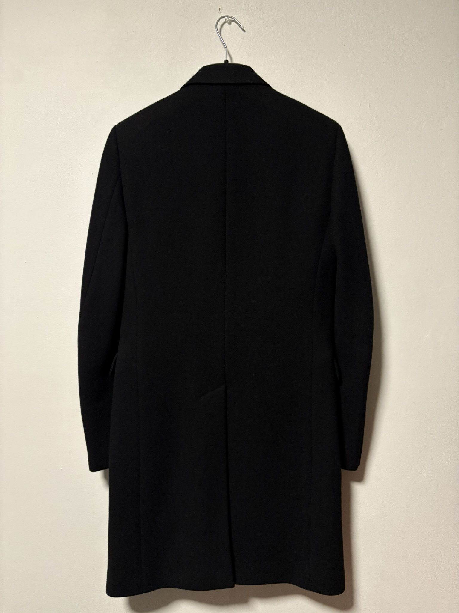 Saint Laurent Paris FW16 Black Wool Chesterfield Coat Size US S / EU 44-46 / 1 - 2 Thumbnail