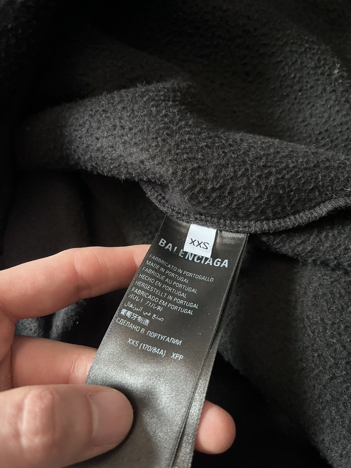 Balenciaga Balenciaga F/W 23 Unity Sport logo black fleece Size US L / EU 52-54 / 3 - 9 Thumbnail