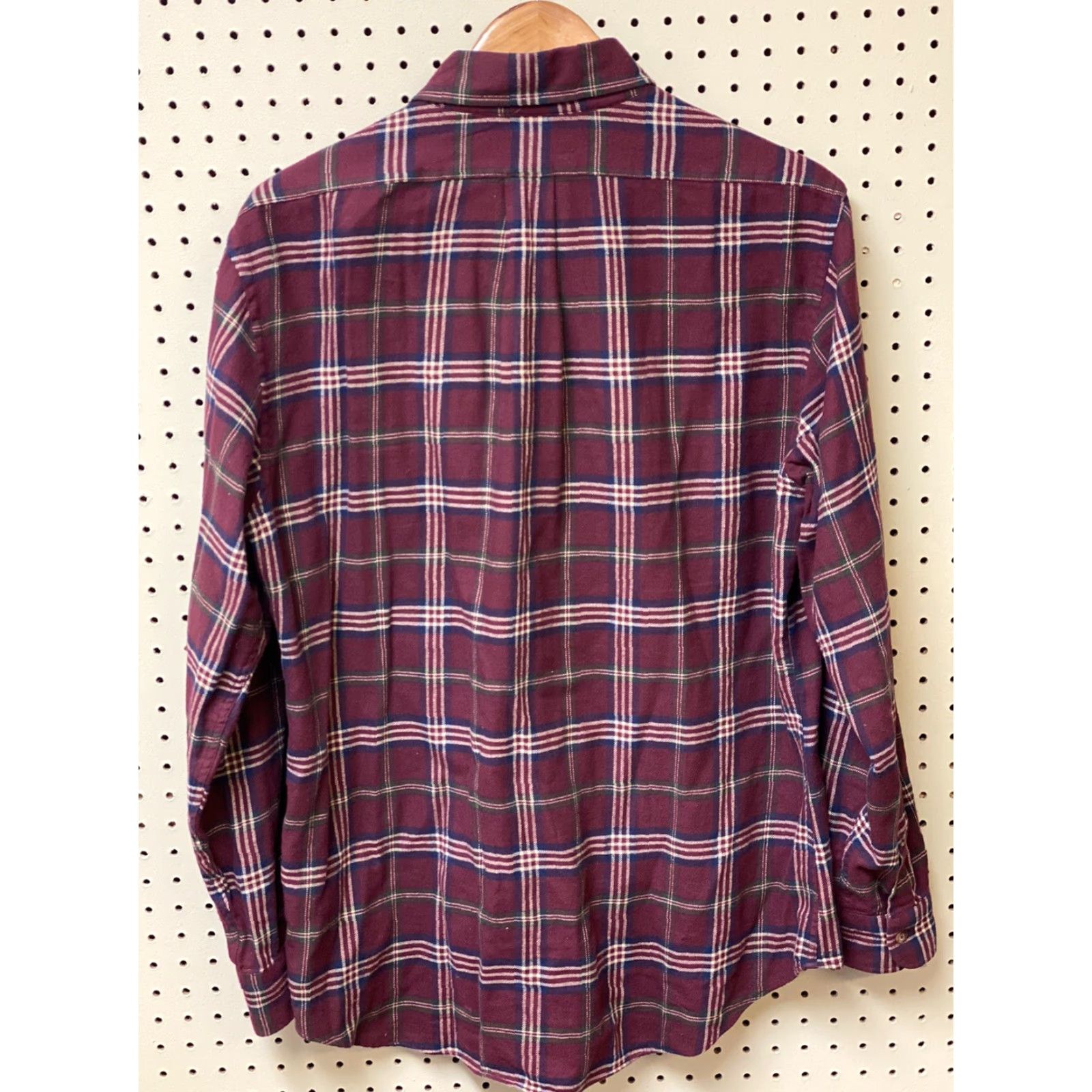 Brooks Brothers Brooks Brothers 1818 Cotton Long Sleeve Button Plaid Shirt Maroon Blue Large L Mens Shirt Plaid Button-Up Button-Down Pattern Size US L / EU 52-54 / 3 - 2 Thumbnail