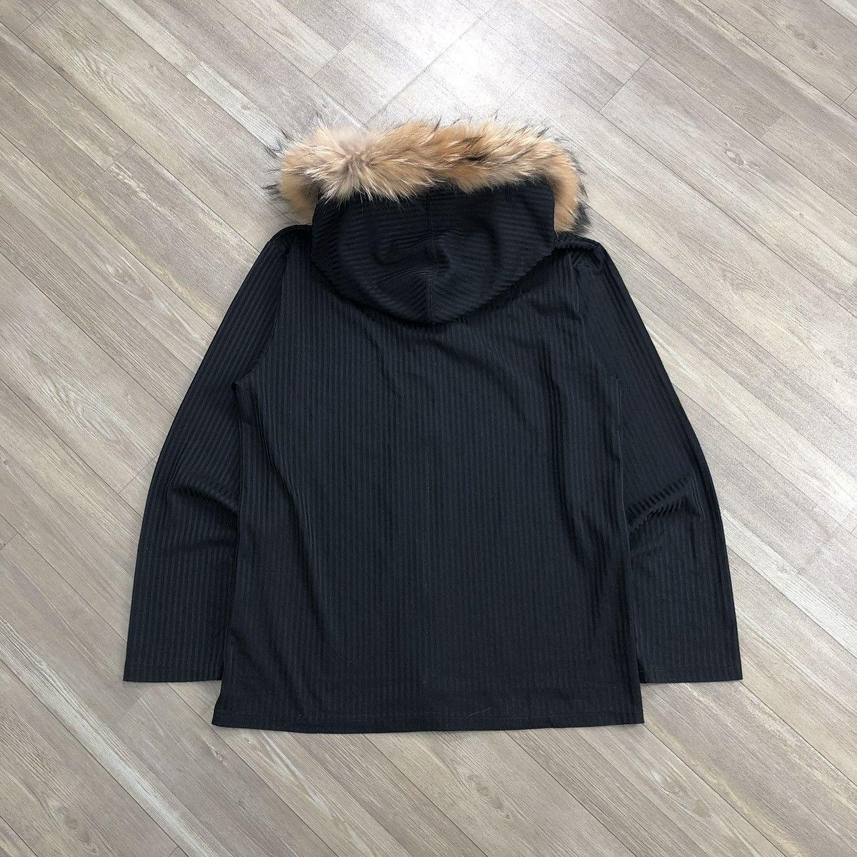 Beauty Beast 2000s Beaumere Stripped Lgb Kmrii Ifsixwasnine Fur Hoodie Size US L / EU 52-54 / 3 - 12 Thumbnail