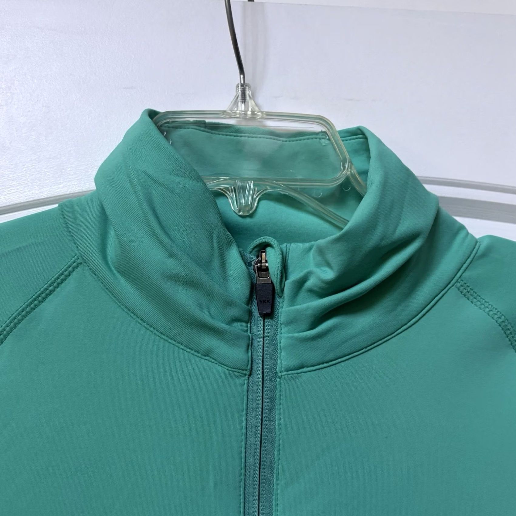 Peter Millar Womens Peter Millar Element Pullover Teal Green sz XL 50+ UPF 1/2 Zip Wicking Golf Size XL / US 12-14 / IT 48-50 - 3 Thumbnail