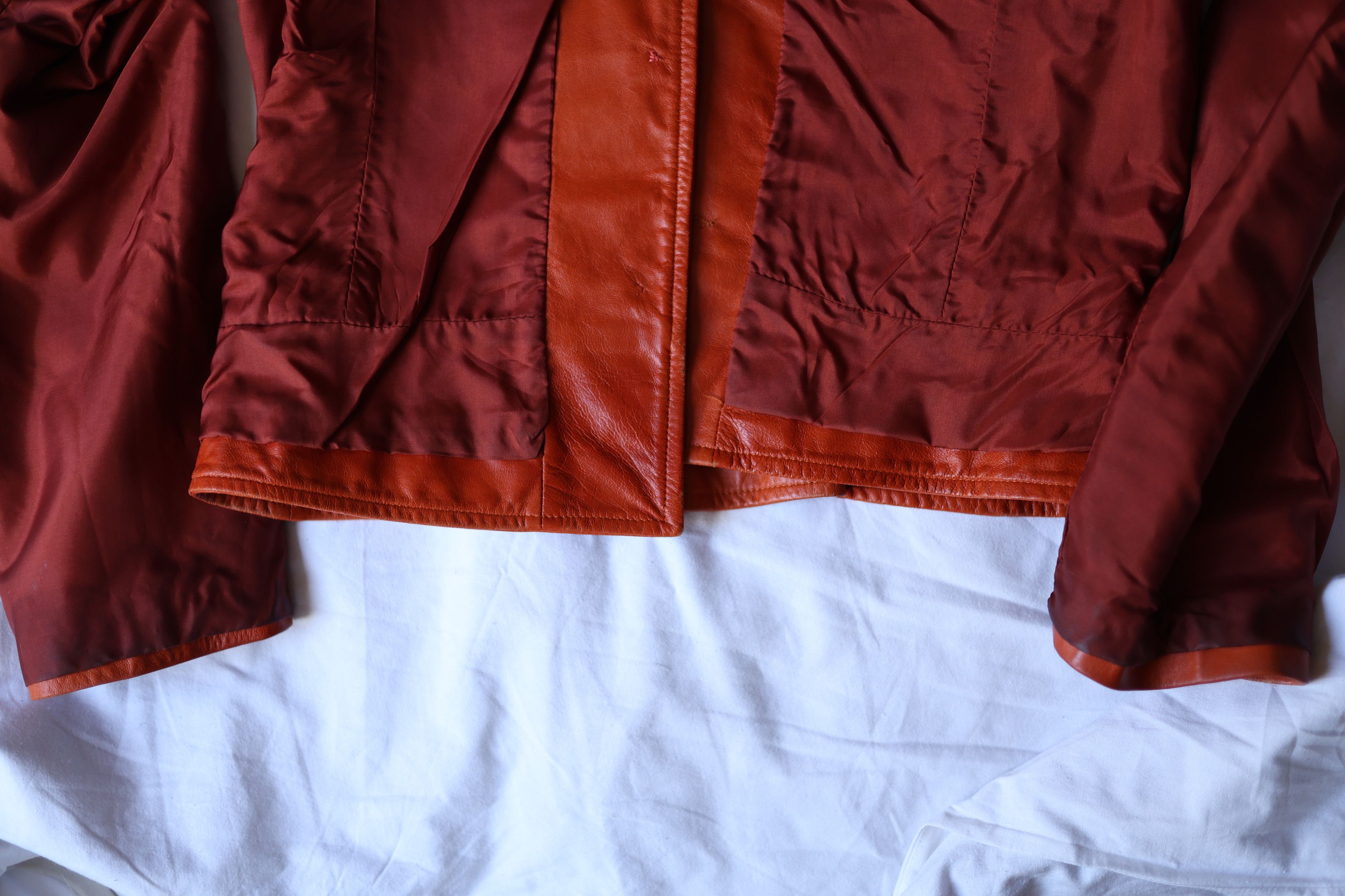Other × Vintage Sprung Freres (Frères) vintage rust brown leather jacket Size S / US 4 / IT 40 - 8 Thumbnail