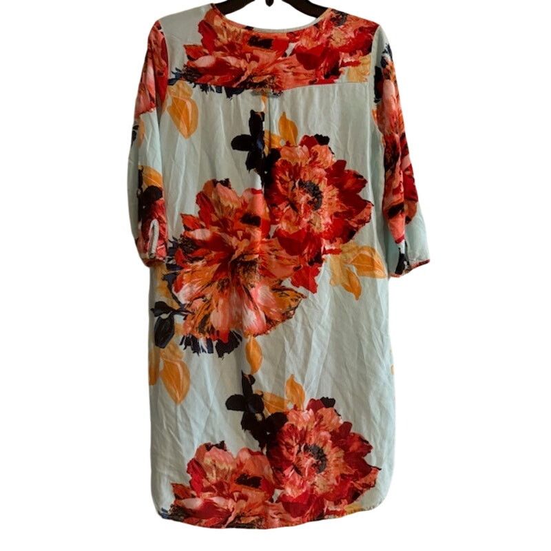 Anthropologie Fig & Flower by Anthropologie floral button Tunic Dress M Size M / US 6-8 / IT 42-44 - 3 Thumbnail