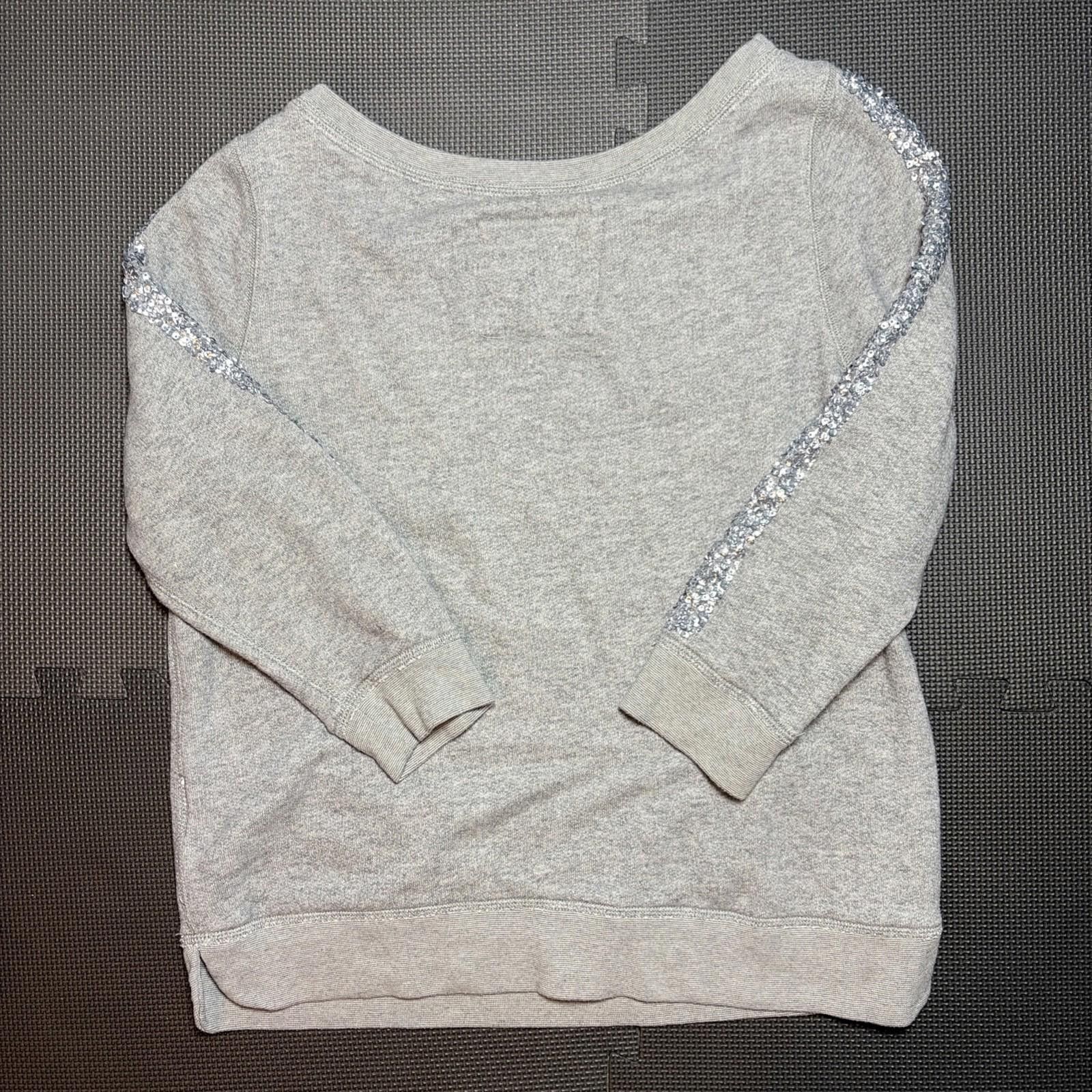 Abercrombie & Fitch Y2K Abercrombie & Fitch Womens Medium Sweater Sequin VTG Size M / US 6-8 / IT 42-44 - 6 Thumbnail