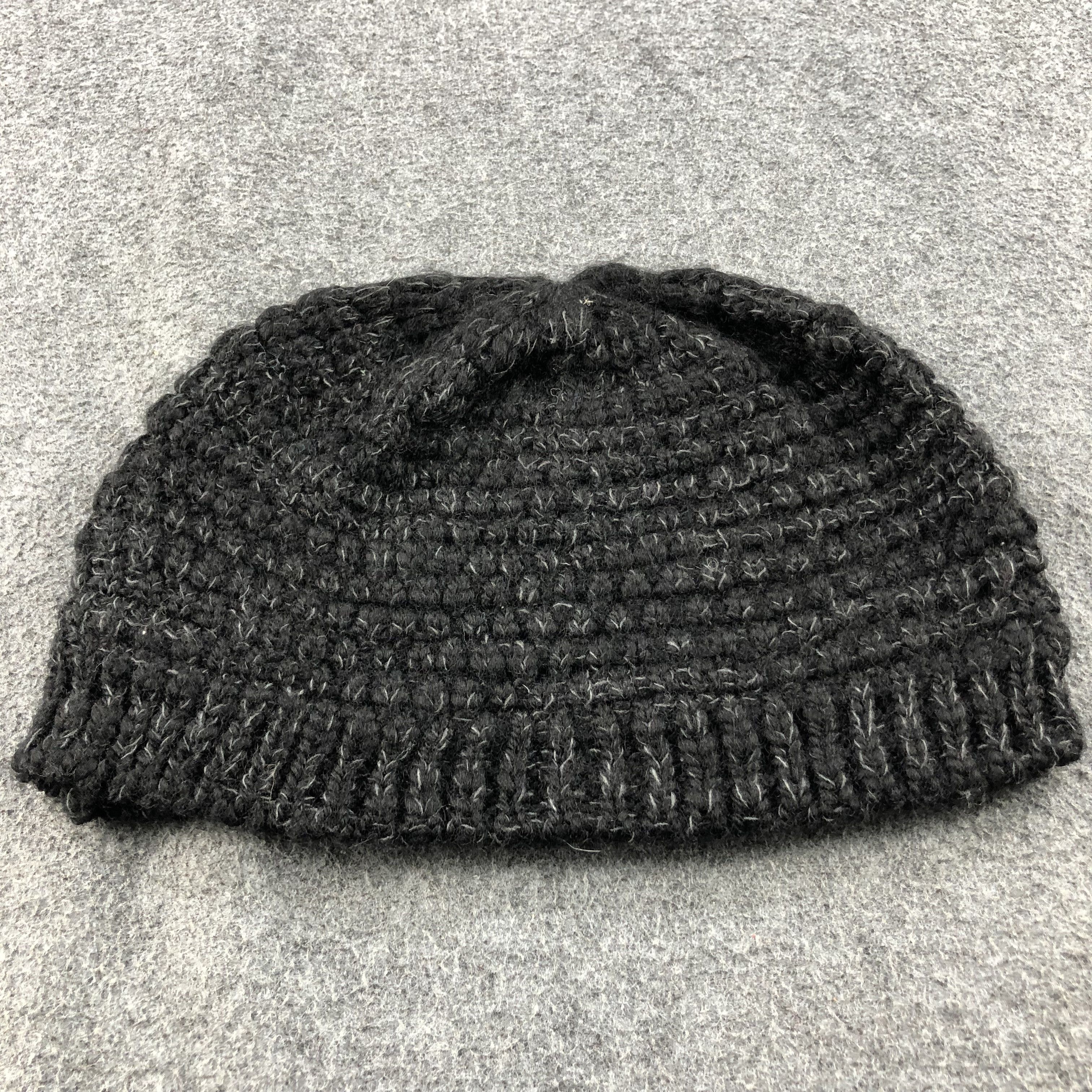 DKNY DKNY Knitted Crochet Wool Beanie Snowcap Snow Hat B343 Size ONE SIZE - 4 Thumbnail