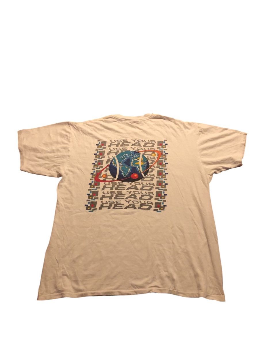 Vintage Vintage 90s “Use Your Head” T Shirt S/XL Size US XL / EU 56 / 4 - 1 Thumbnail