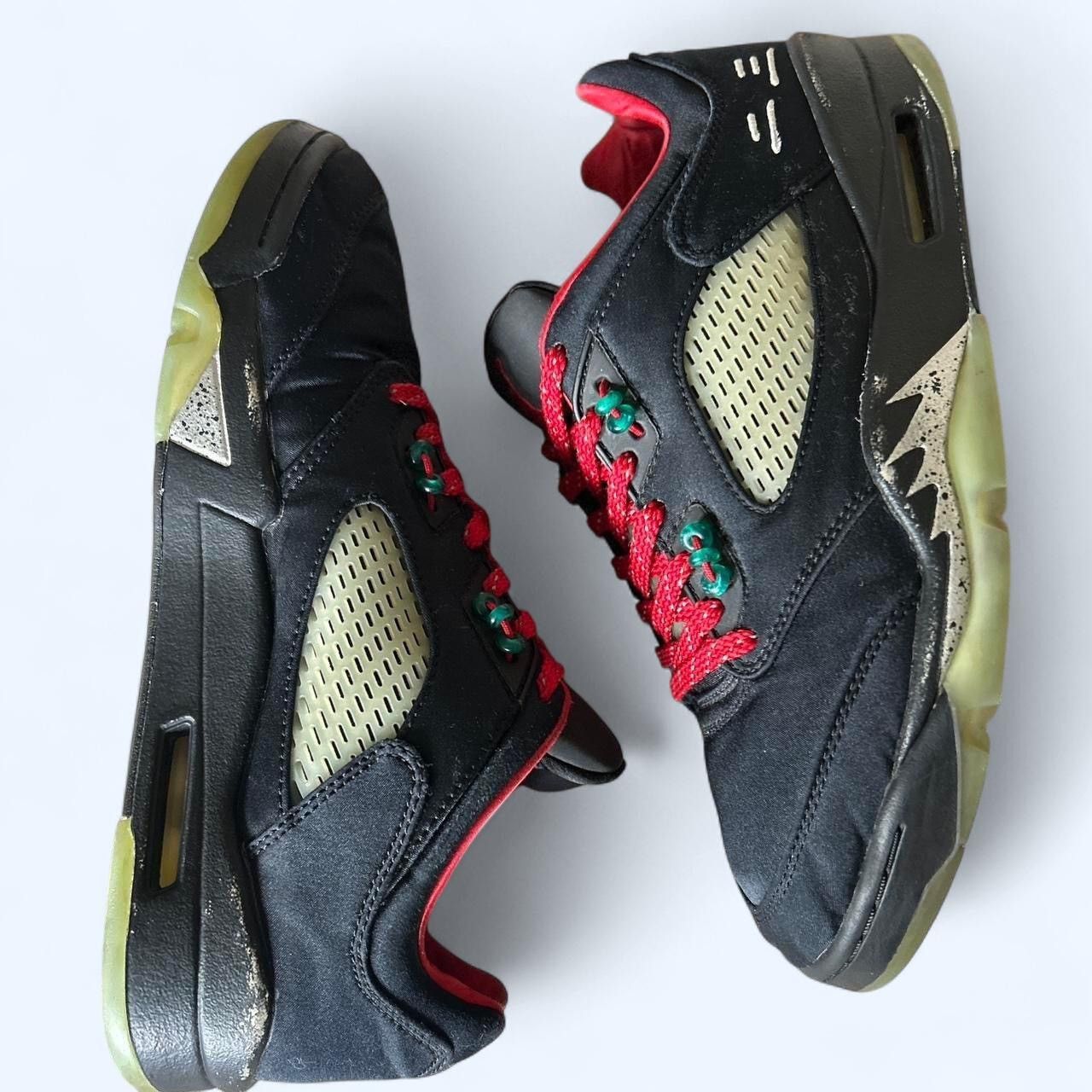 CLOT × Jordan Brand Air Jordan 5 Low X CLOT “Jade” - 9.5 Size US 9.5 / EU 42-43 - 5 Thumbnail