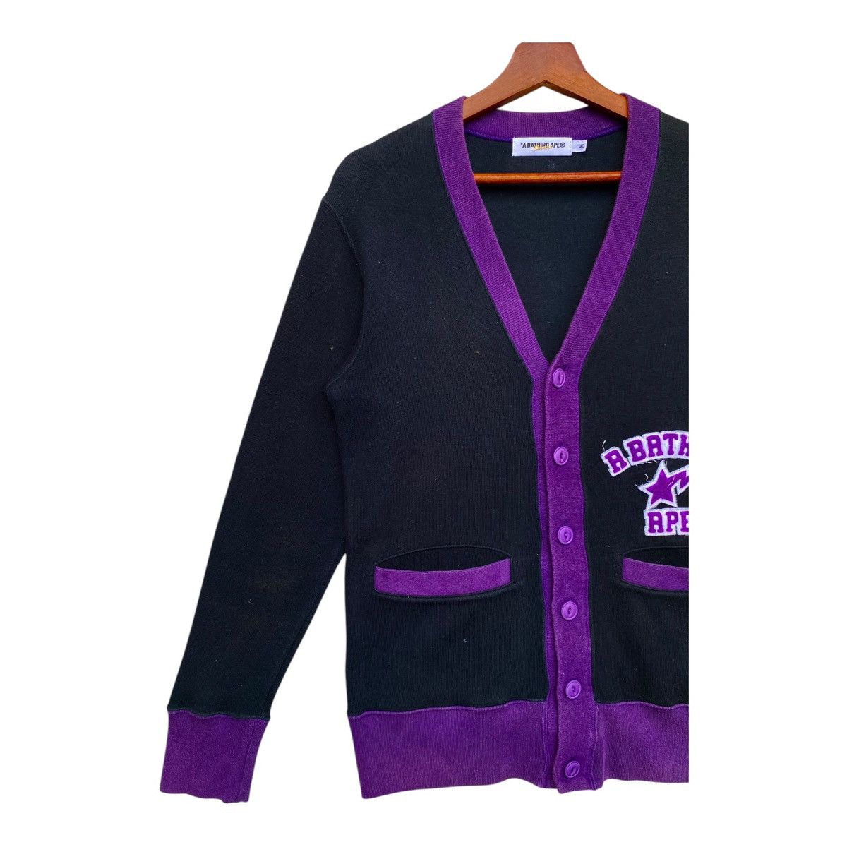Bape A Bathing Ape Women Cardigan Button Up Double Pocket Size M Size M / US 6-8 / IT 42-44 - 3 Thumbnail