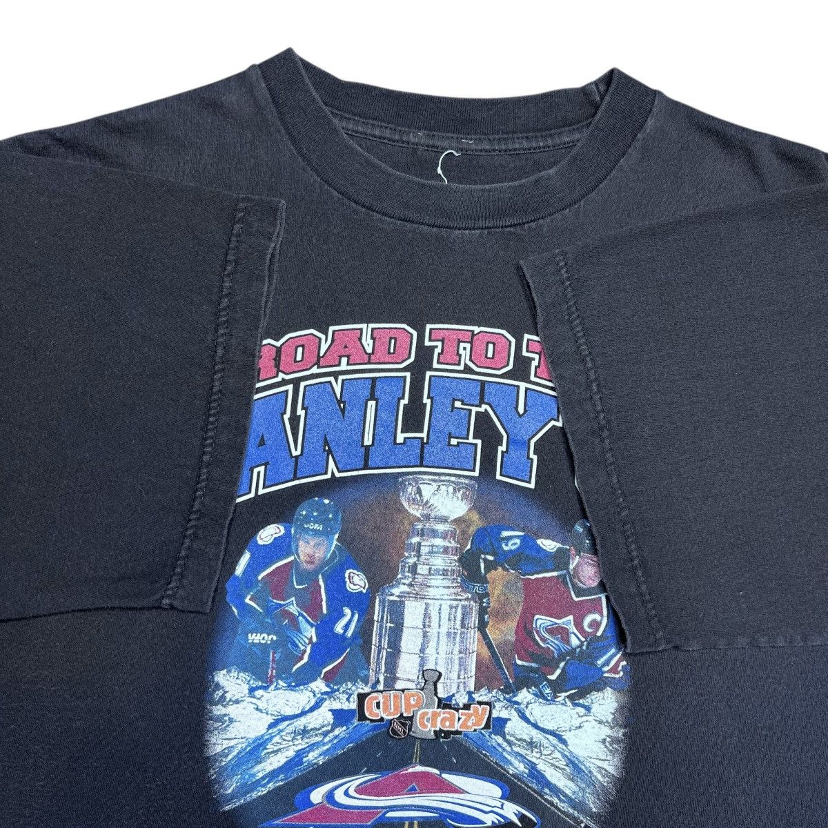 NHL Vtg 2001 NHL Colorado Avalanche Road To Stanley Cup T-Shirt Size US XL / EU 56 / 4 - 2 Thumbnail
