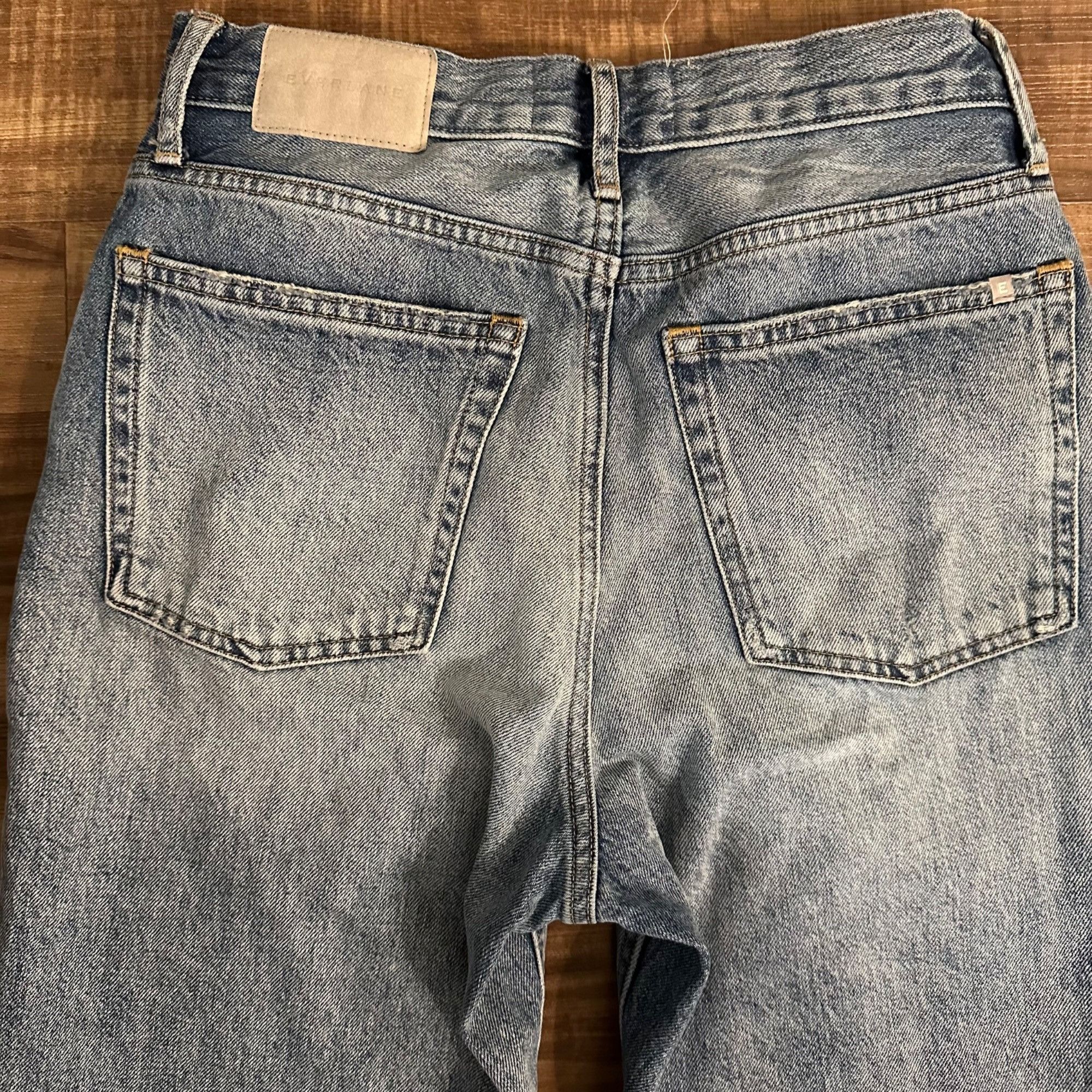 Everlane Everlane The 90's Way-High Straight Leg Jeans Sz 27" Size 27" / US 4 / IT 40 - 10 Thumbnail