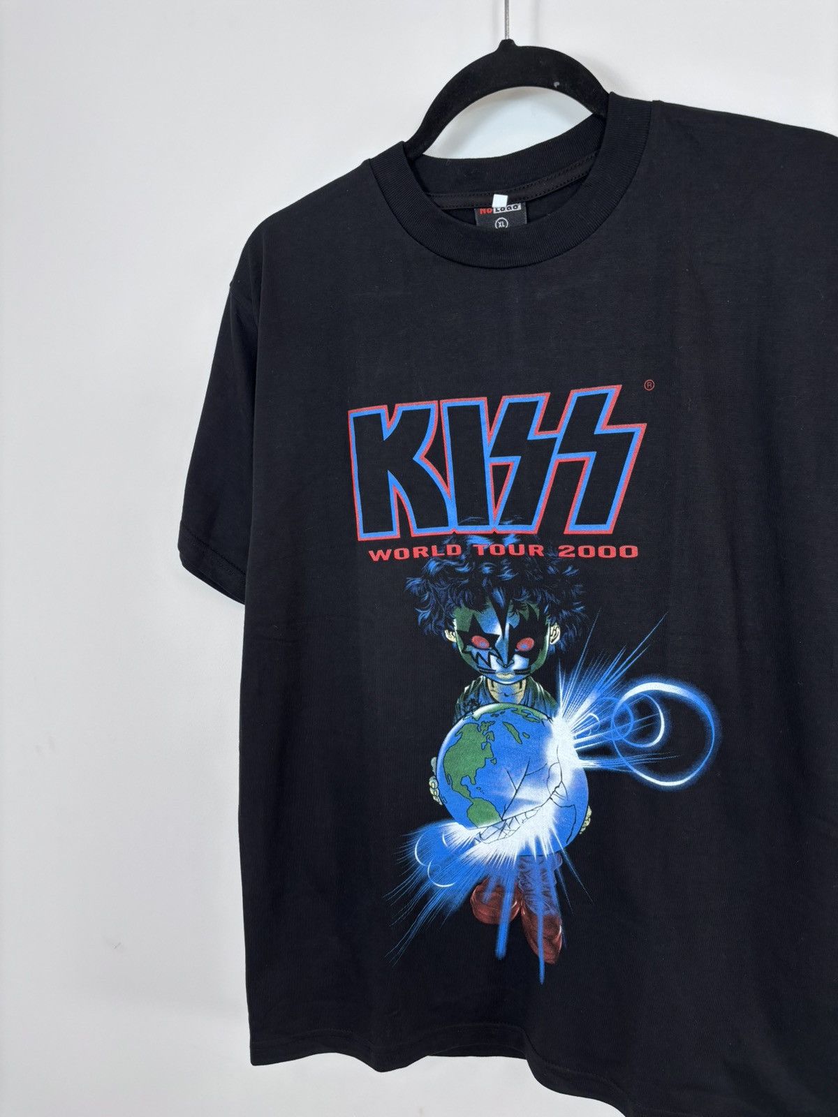 Band Tees Vintage Kiss 2000 Farewell World Tour Black Band T-Shirt Tee Size US M / EU 48-50 / 2 - 3 Thumbnail