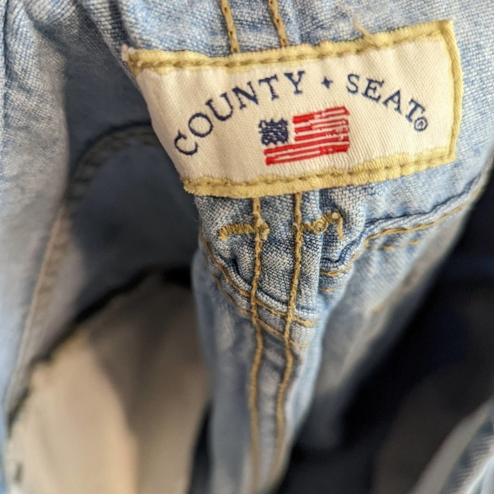 Vintage Vintage County Seat High Rise Button Fly Jean 7/8 Size 28" / US 6 / IT 42 - 7 Thumbnail