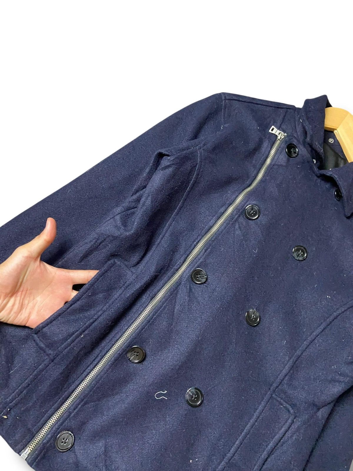 semanticdesign Semantic Design Double Breasted Wool Jacket (148) Size US L / EU 52-54 / 3 - 2 Thumbnail