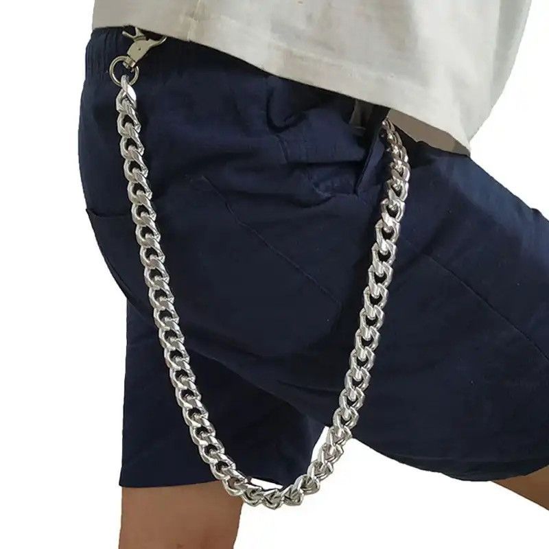 Jewelry Street Key Chain Rock Punk Trousers Hipster Keychains Chain Size ONE SIZE - 2 Thumbnail