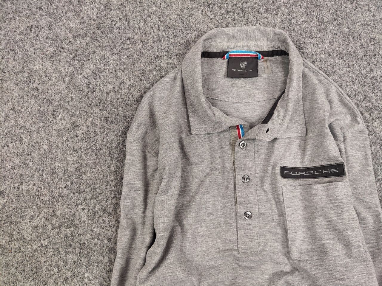 Japanese Brand Porsche Design Classic Herren Rugby Long Sleeve Polo Shirt Size US L / EU 52-54 / 3 - 11 Thumbnail
