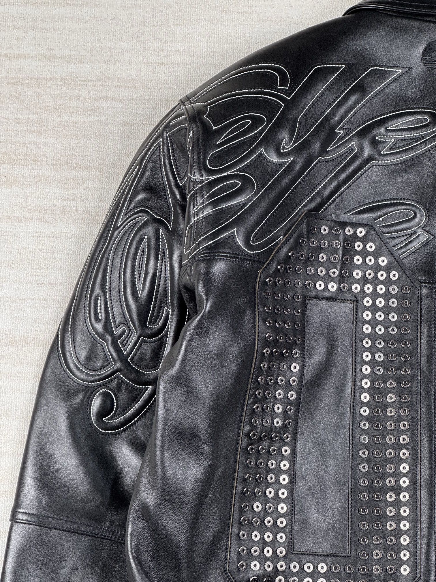 Pelle Pelle Opium x Pelle Pelle Playboi Carti Classic OO Leather Jacket Size US XL / EU 56 / 4 - 2 Thumbnail