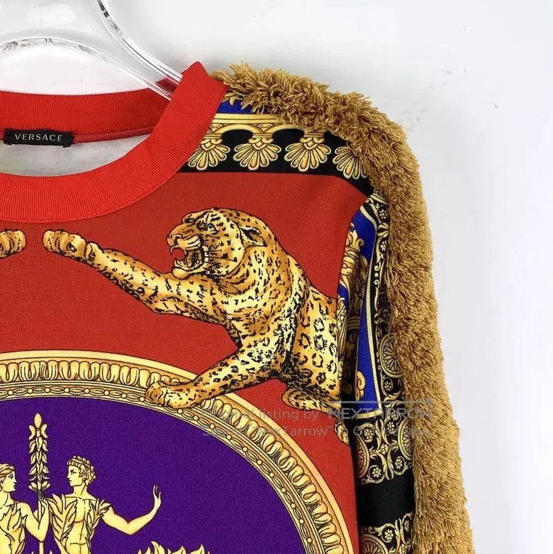 Versace Versace Red Cotton Sweatshirt for Women . Size M / US 6-8 / IT 42-44 - 2 Thumbnail