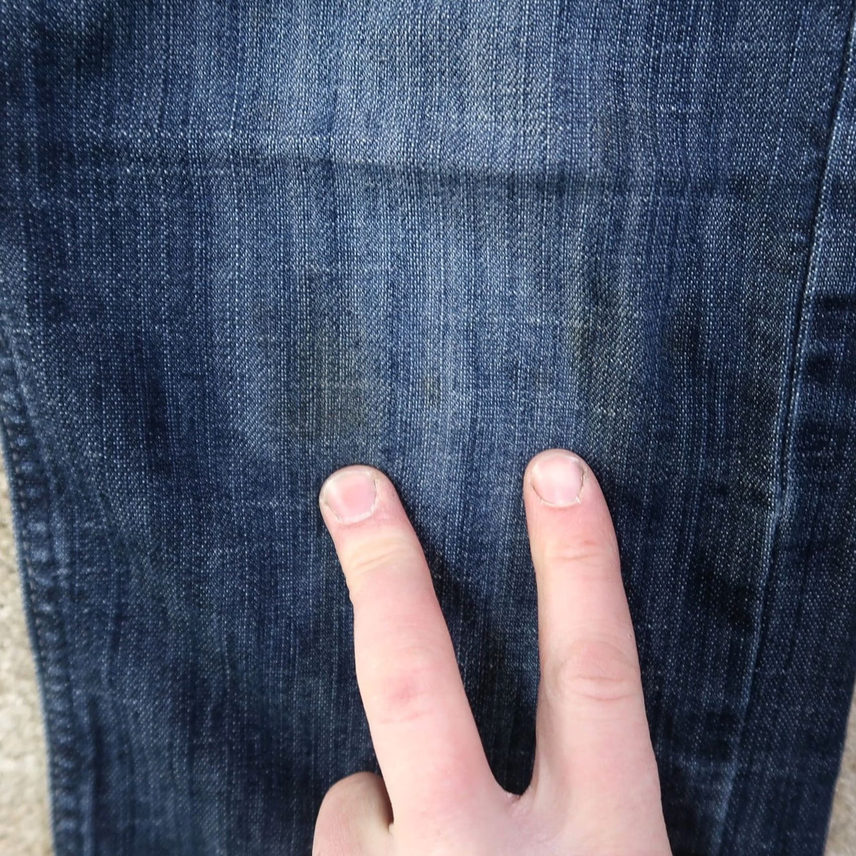 Vintage Rags and Rivets Jeans Slim Straight Leg Men's 34x28 Blue Denim Stretch Pockets 5-Pocket 90s College Preppy Vintage No Size US 34 / EU 50 - 4 Thumbnail