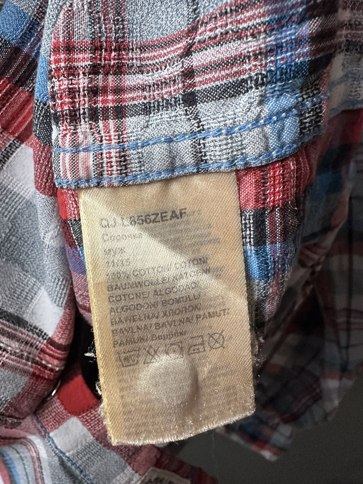 Lee Lee Western Check Cotton Shirt Size L Size US L / EU 52-54 / 3 - 5 Thumbnail