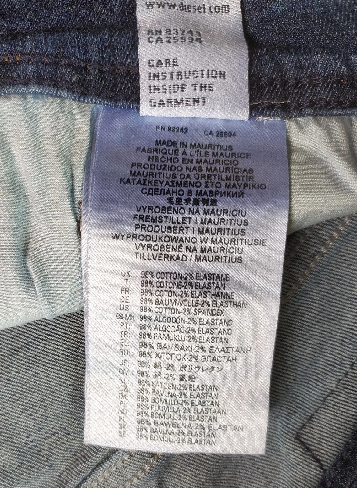 Diesel Diesel THAVAR-XP L.32 MENS JEANS T/9647 Size US 34 / EU 50 - 9 Thumbnail