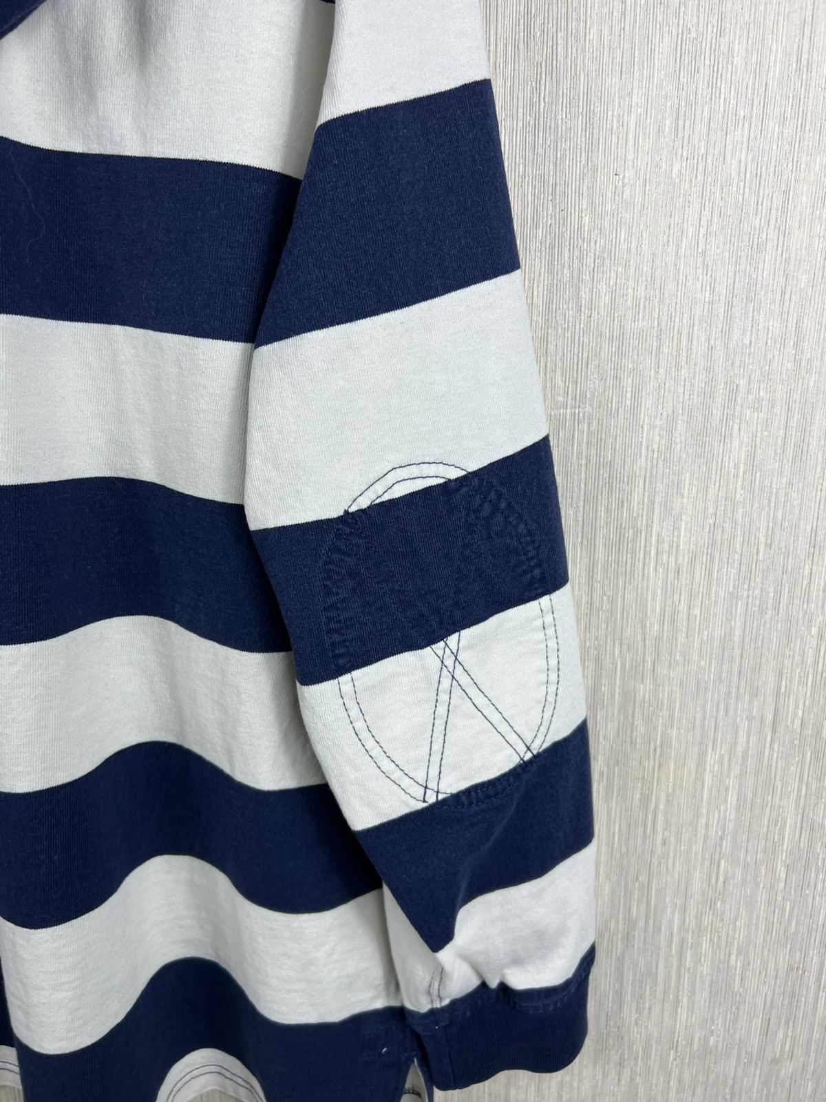 Polo Ralph Lauren Vintage 90s Polo Ralph Lauren striped golf hoodie chest logo Size US XL / EU 56 / 4 - 22 Thumbnail