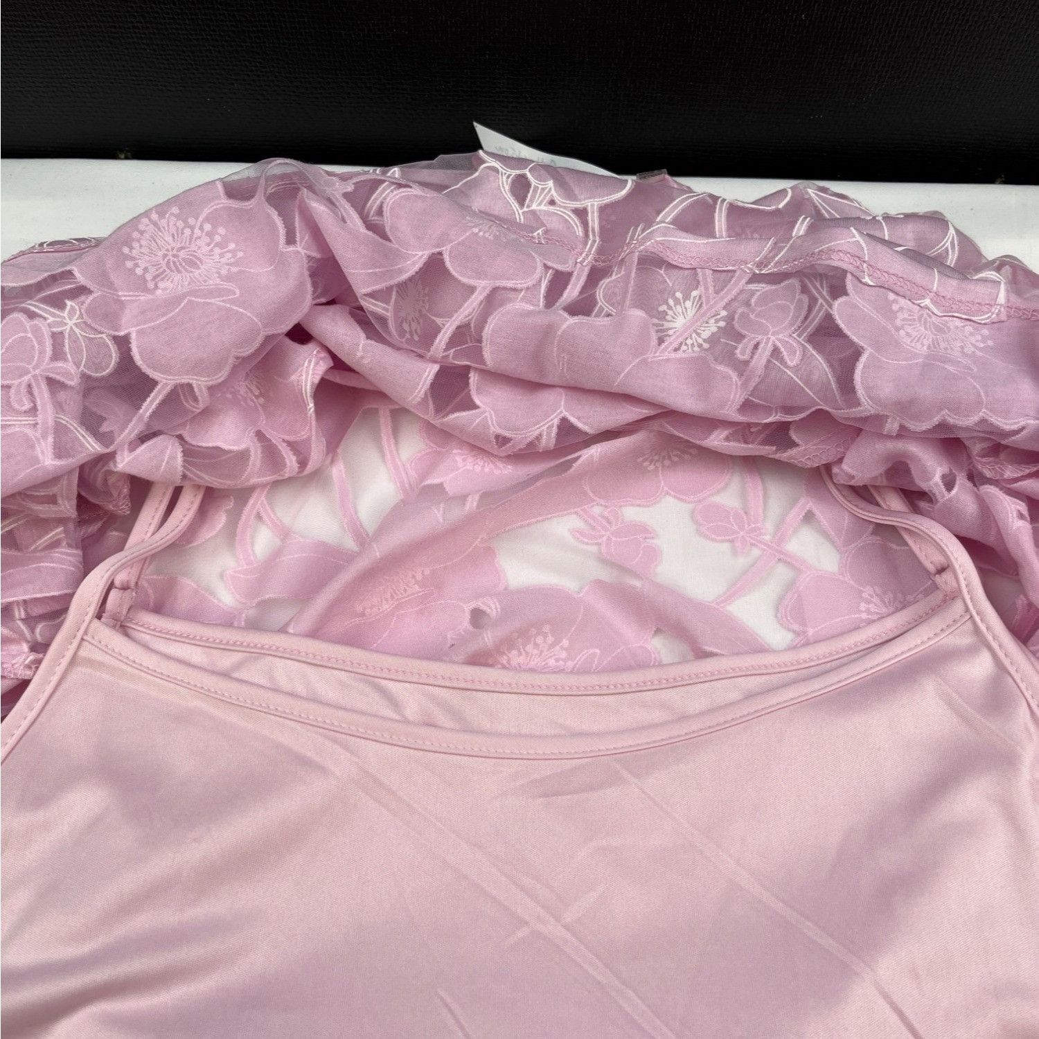 Other NY Collection Women's Pink Shirt/Blouse Size 1X SKU 4536 Size XL / US 12-14 / IT 48-50 - 4 Thumbnail