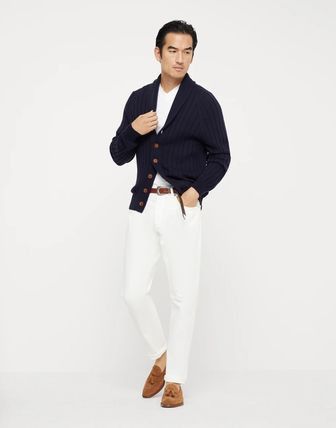 Brunello Cucinelli Cardigan in Navy Size US XL / EU 56 / 4 - 3 Thumbnail