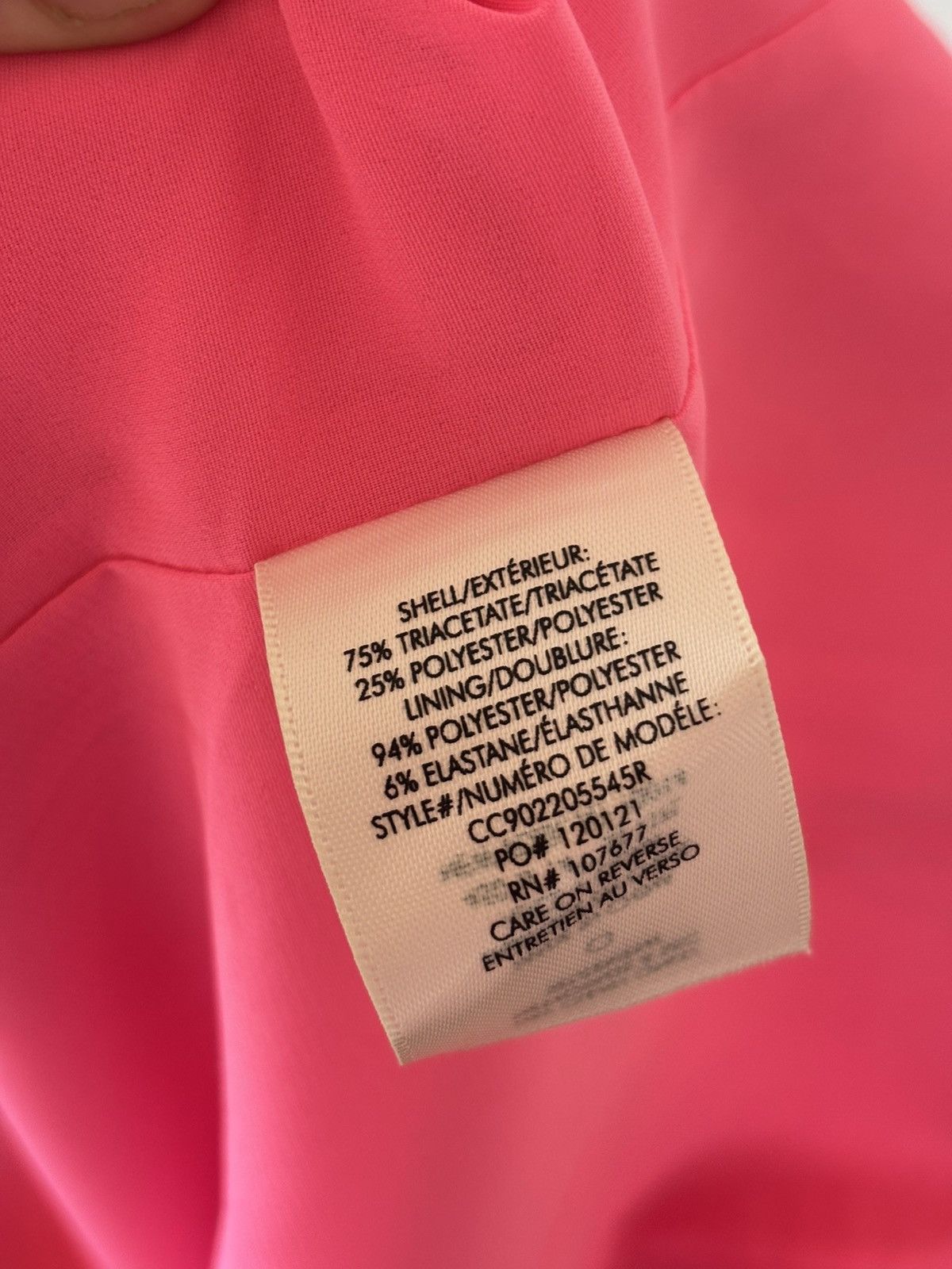 Alice + Olivia Alice + Olivia Neon Pink Mini Slip Dress Size 4 Size L / US 10 / IT 46 - 5 Thumbnail