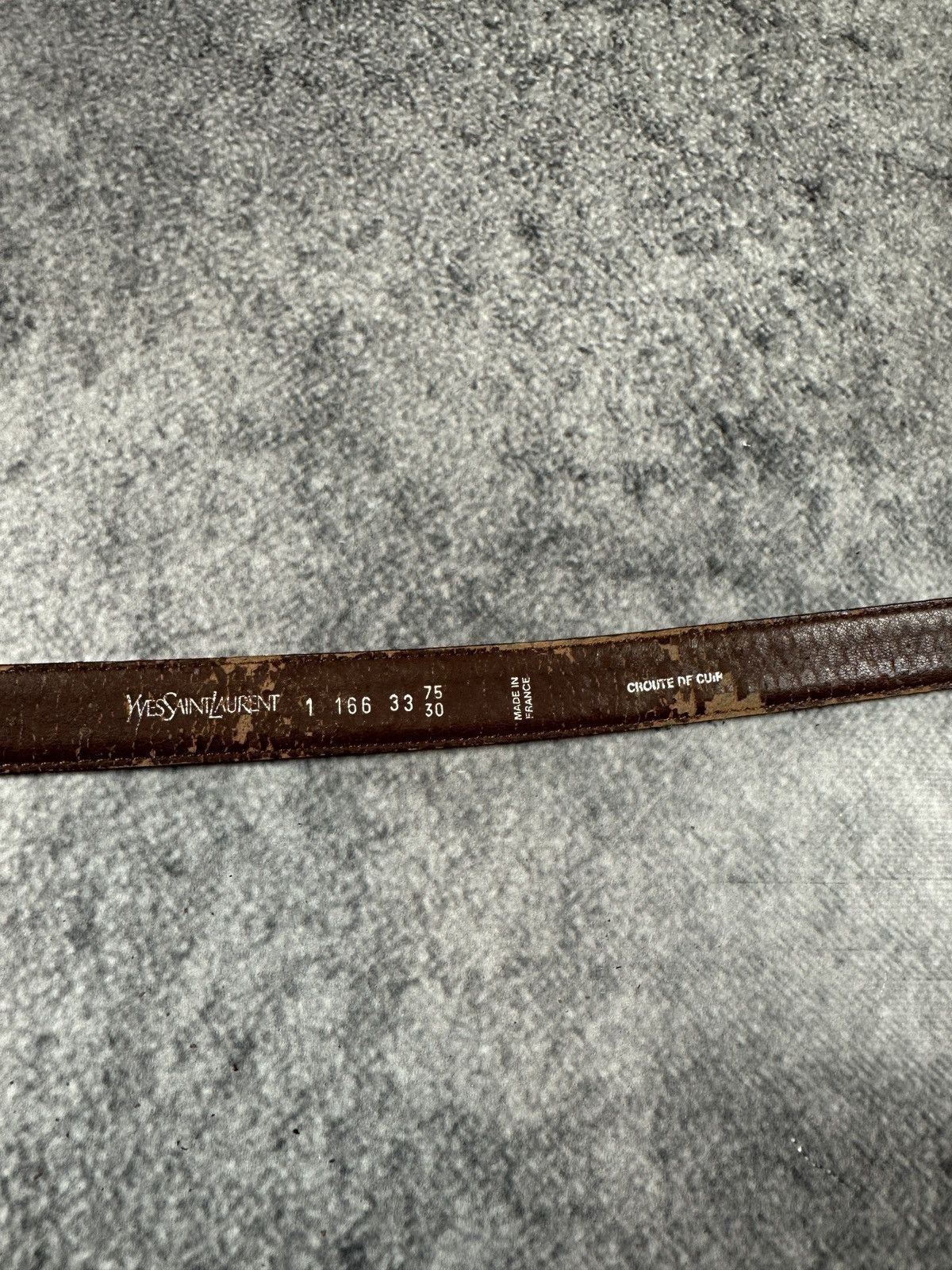 Yves Saint Laurent Vintage YSL Yves Saint Laurent Logo Belts Rare Luxury Style Size ONE SIZE - 5 Thumbnail