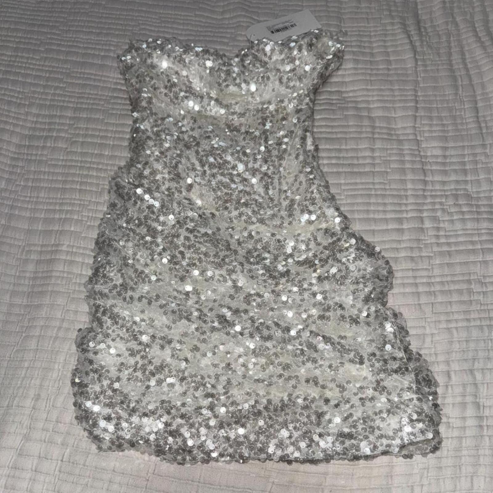 Other Meshki - Nala Strapless Sequin Mini Dress Size XS / US 0-2 / IT 36-38 - 7 Thumbnail