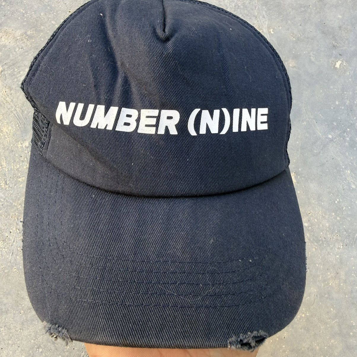 Number (N)ine Number (N)ine Denim Trucker Cap Size ONE SIZE - 2 Thumbnail