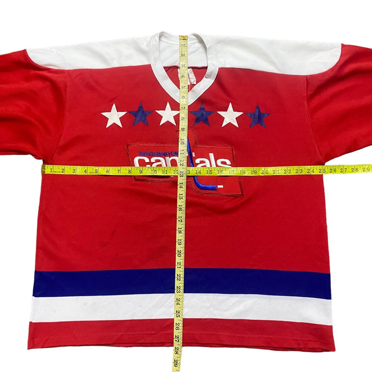 NHL Vintage 80s Washington Capitals Jersey Size US M / EU 48-50 / 2 - 11 Thumbnail