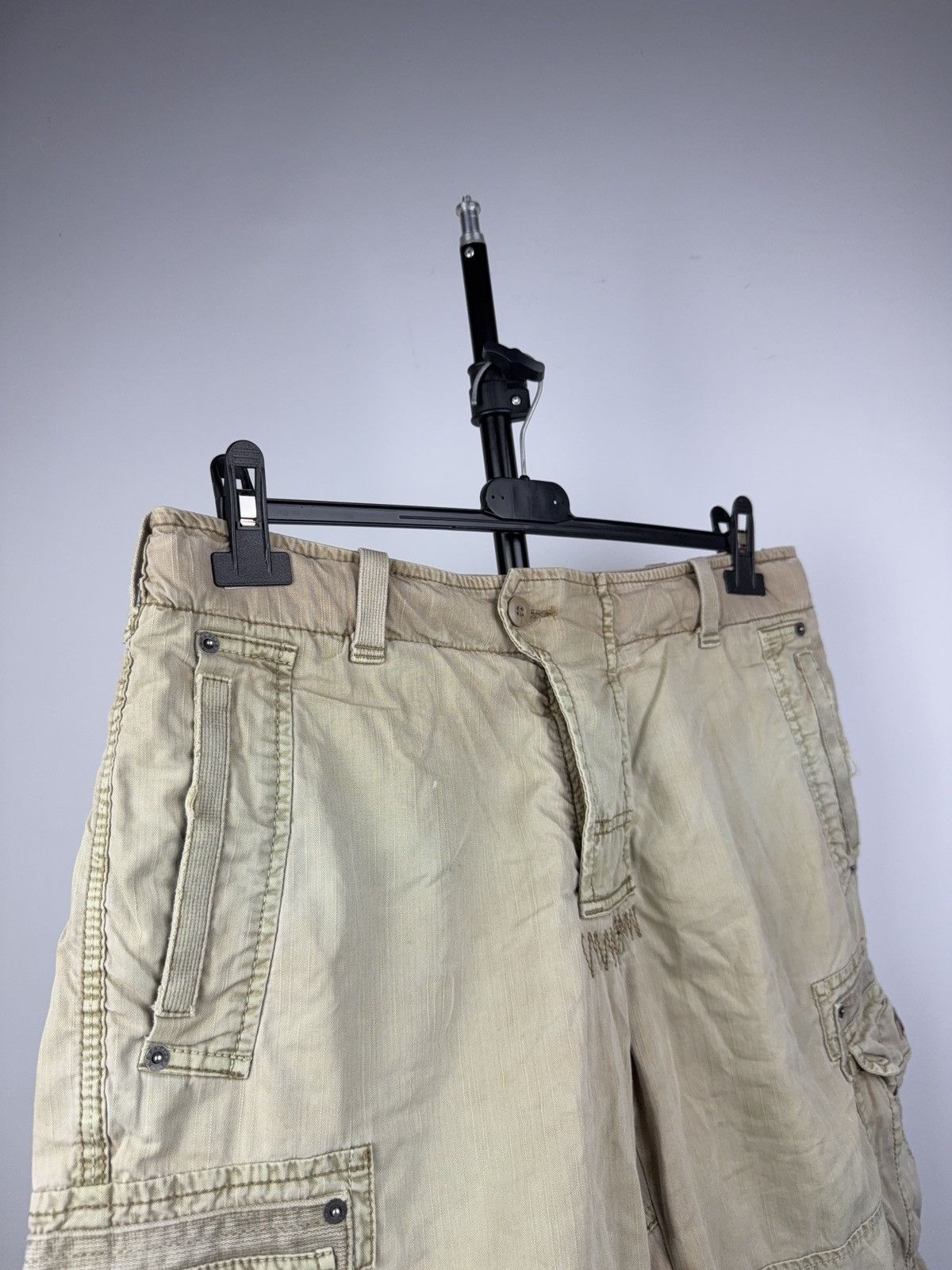 Napapijri Napapijri Cargo Utility Shorts Beige Cotton Outdoor Style Size US 34 / EU 50 - 2 Thumbnail