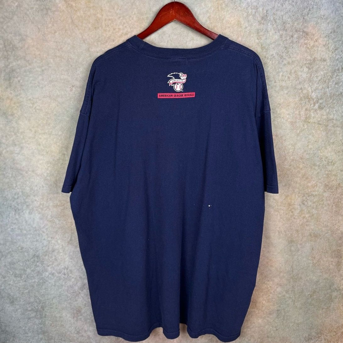 Nike × Vintage VTG Y2K Nike New York Yankees T Shirt XXL Blue MLB Baseball Size US XXL / EU 58 / 5 - 3 Thumbnail