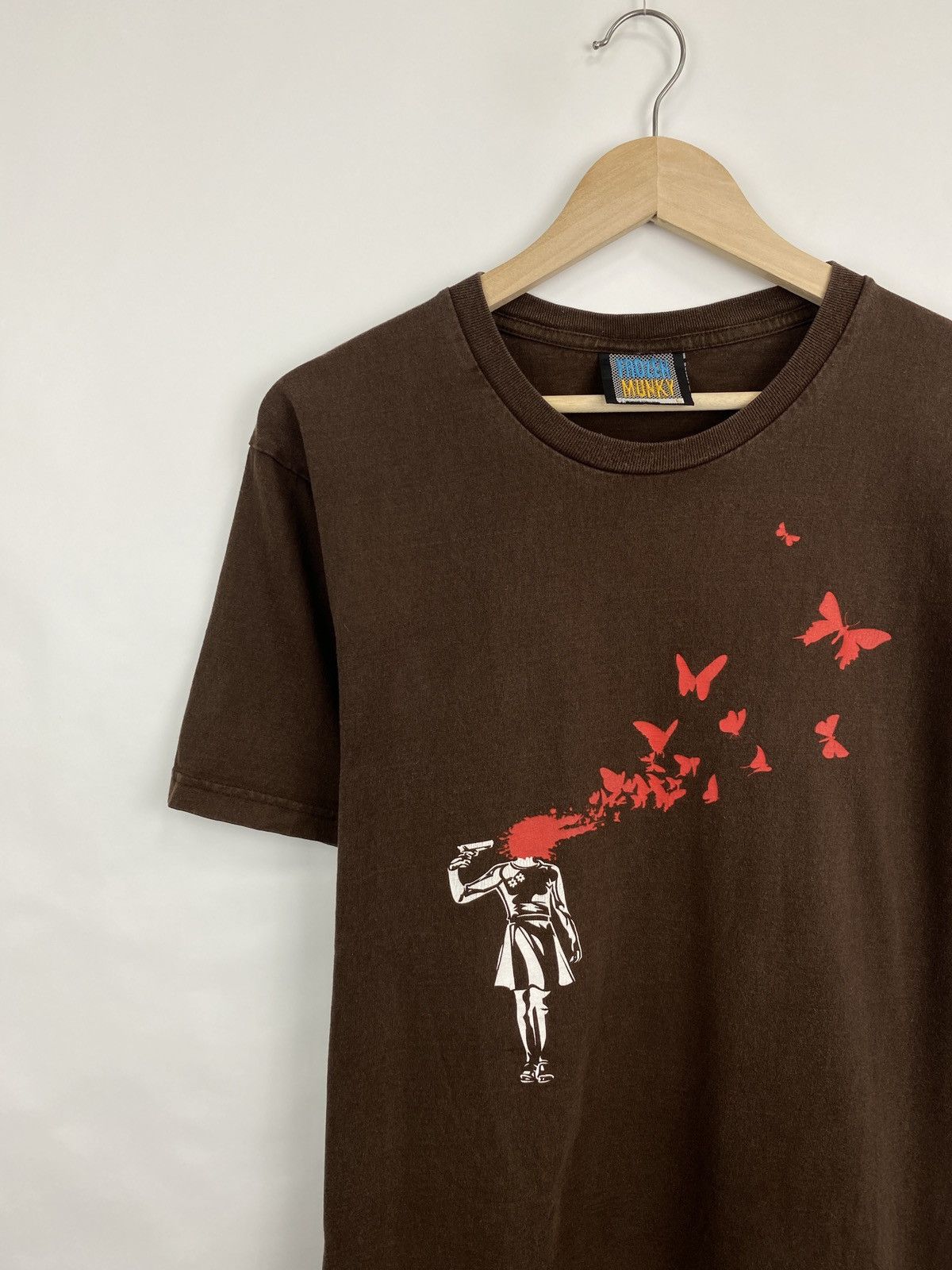 Other Vintage 90s Shot In The Head T-Shirt Banksy Art Style Y2K Size US L / EU 52-54 / 3 - 2 Thumbnail